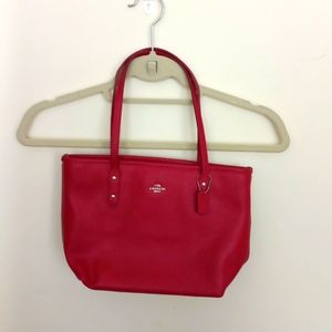 Coach Zip Top Tote